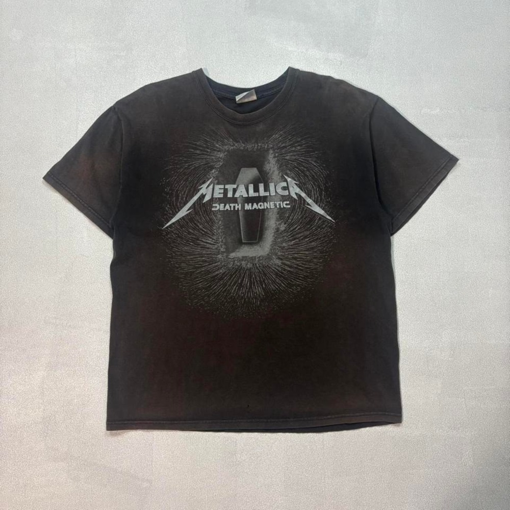 Y2K Black Metallica Death Magnetic Tour T-Shirt #Metallica #TourTee